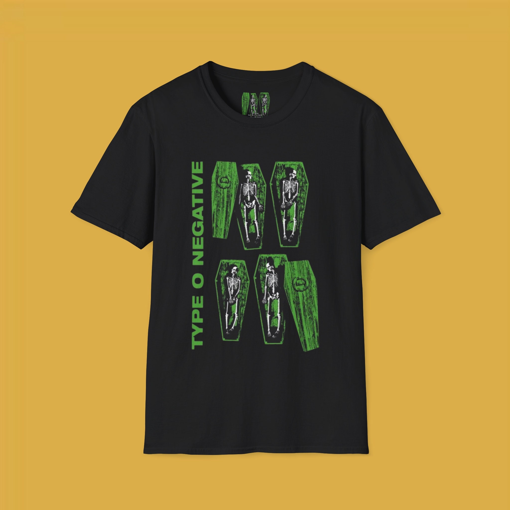 ミュージシャン type o negative tee XL Vintage 1996 Type O Negative Love me to death Metal Band Tee xl