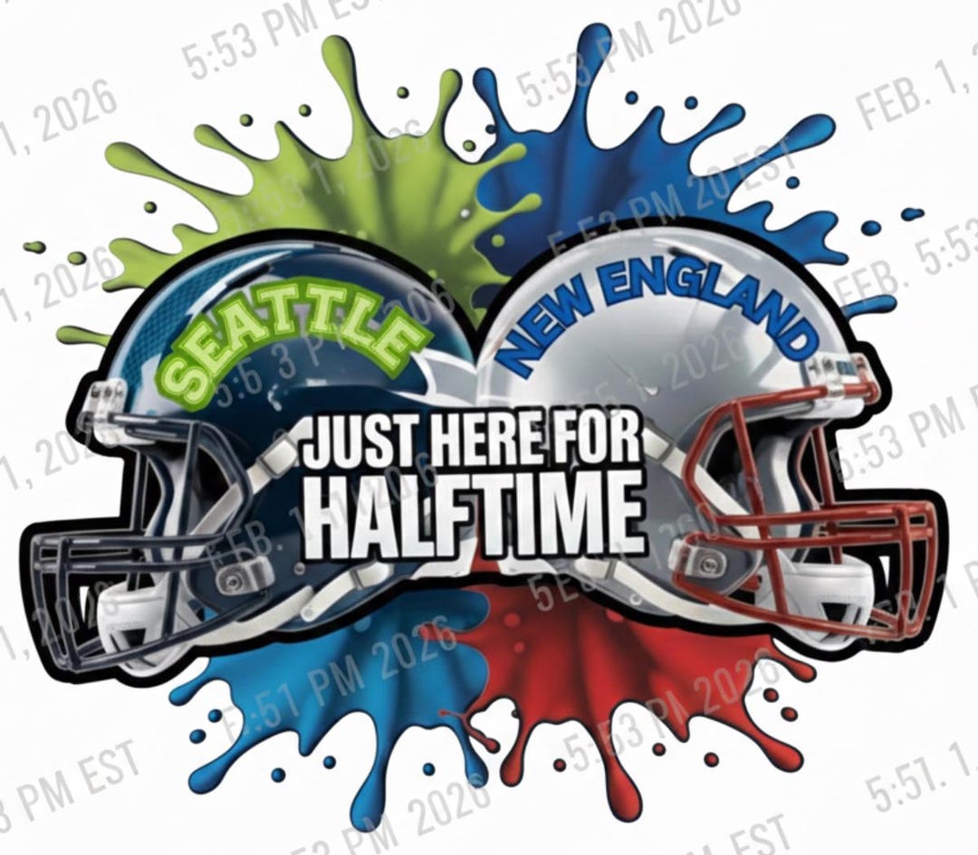 Super Bowl Halftime Png for Download Only 300dpi - Etsy Canada
