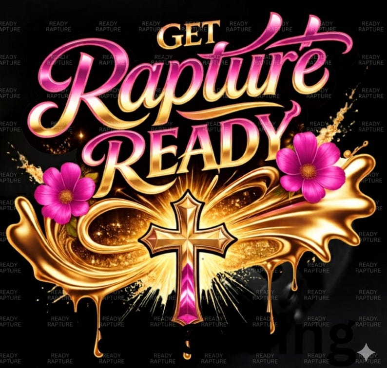 Be Rapture Ready Png for Download Only. - Etsy
