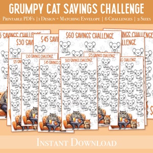 Small Budget Savings | Money Savings Challenge | Daily Savings Challenge Tracker | Savings Challenge | Saving Dollars | Low Budget Savings