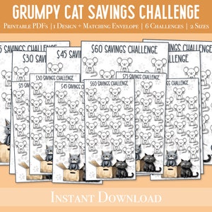 Small Budget Savings | Money Savings Challenge | Daily Savings Challenge Tracker | Savings Challenge | Saving Dollars | Low Budget Savings
