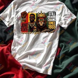 Spezziamo ancora le catene dal 1865 / Arte dell'emancipazione del Juneteenth / Street art afrocentrica / Design panafricano / Download digitale / Black Power