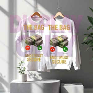 La borsa in arrivo chiamata PNG / Metti in sicurezza la borsa / Design streetwear denaro / Download digitale / Pronto per sublimazione