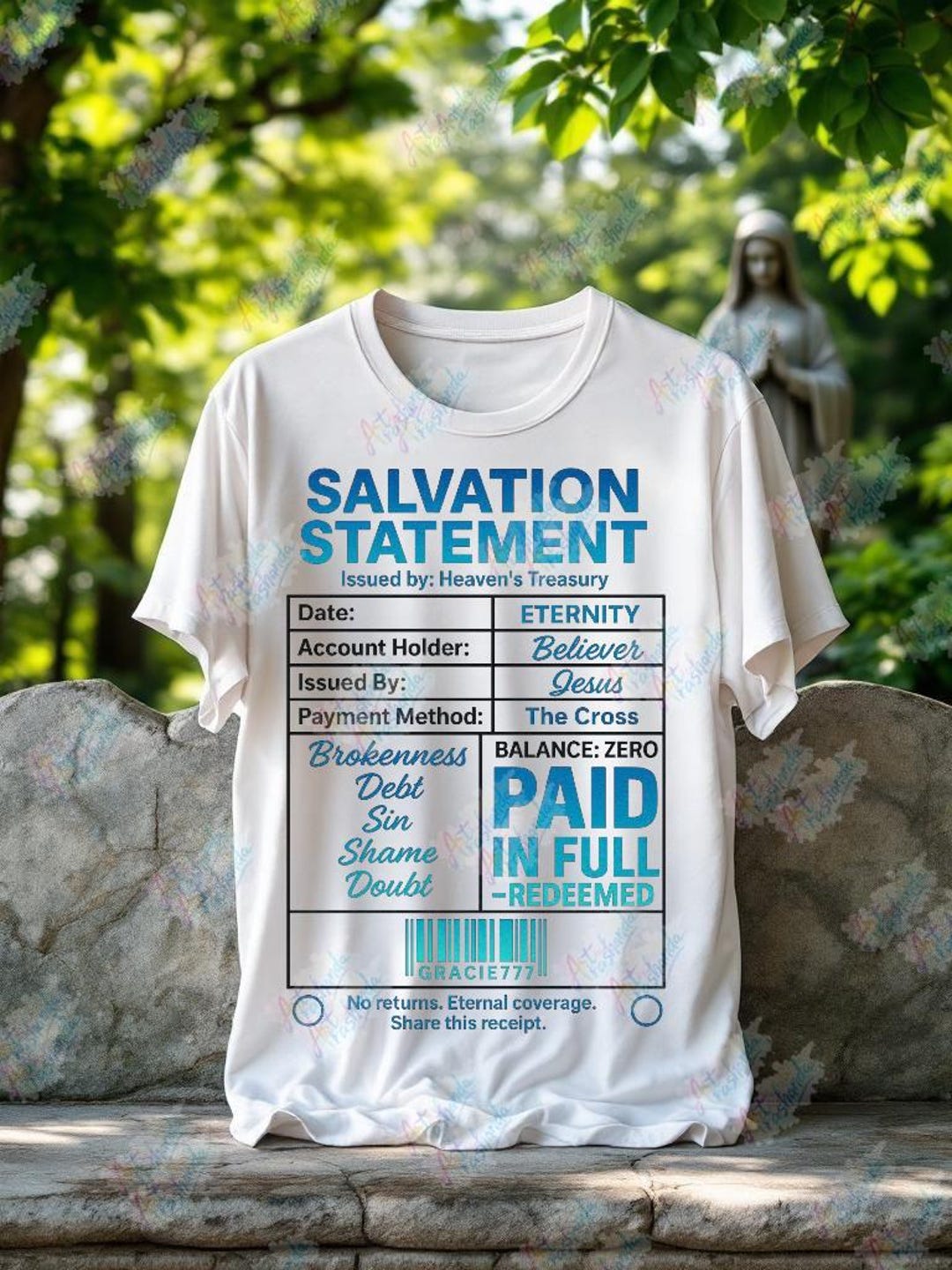 Salvation Statement – Paid in Full Redeemed PNG - Etsy
