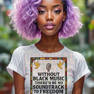 Sans musique black, il n'y aurait pas de bande originale de Freedom Gospel Juneteenth PNG