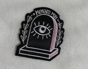Memento Mori Patch Collection Accesorio Witchy Tomb Gótico Halloween