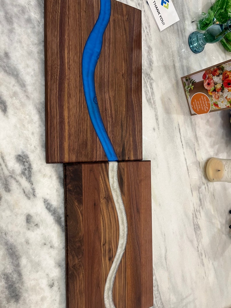 Epoxy Cutting Board Personalized Quote Etsy