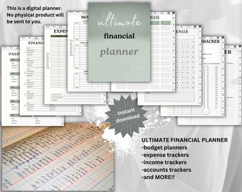 Digital Finance Planner: Budget Organizer (Digital Download)
