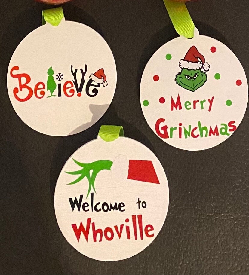 Grinch Ornaments Etsy Australia