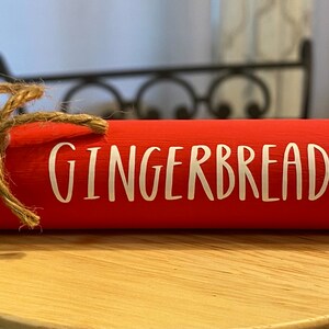 Christmas Gingerbread mini rolling pin