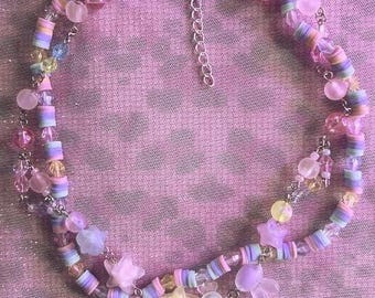 Handgemachte Süßigkeit Anhänger: Pastel Perlen Schmuck