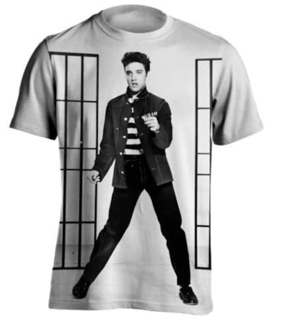 Elvis Presley Jailhouse Rock Shirt All Over Print T-shirt Elvis Presley Jailhouse Rock Shirt All Over Print T-shirt