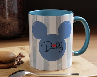 Mug, Disney Mickey Dad Mug for Father's Day, Birthday, Gift for Him, Coffee Cup, Disney Dad Mug, Disney Daddy Coffee Cup, Mickey Daddy Mug