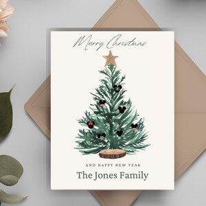 EDITABLE Magical Mickey Xmas Tree Card, Merry Christmas Card, Disney Magical Christmas Card, Editable Template, Instant Download