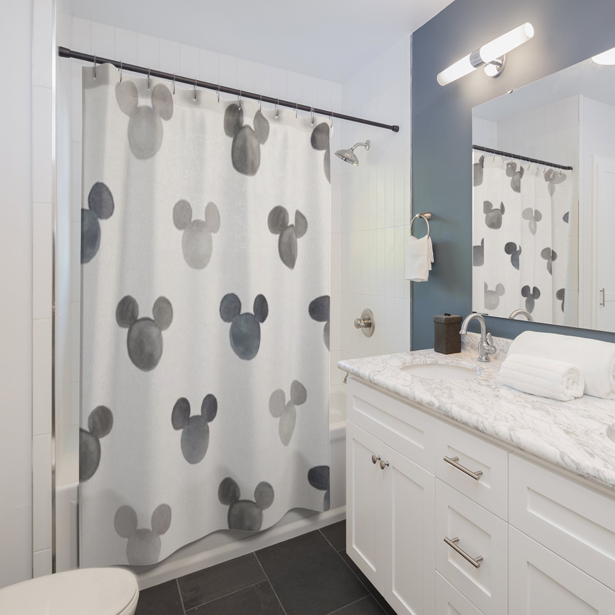 Disney's Mickey Mouse Shower Curtain, Magic Kingdom Shower, Disney