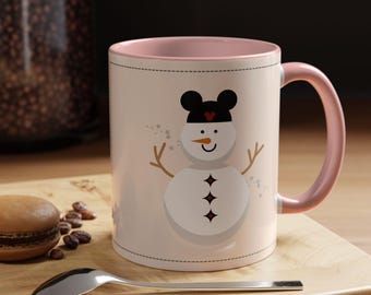 Winter Disney Mug, Disney Home Decore, Forever Mickey Ceramic Mug, Disney Coffee Cup, Tea Mug, Gift for Disney Fans, Collectible