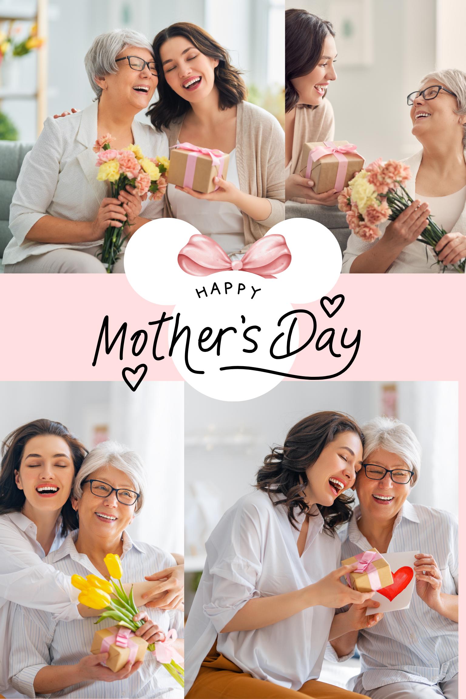 EDITABLE Disney Mother's Day Wall Art, Mother's Day Gift, Mother's Day ...