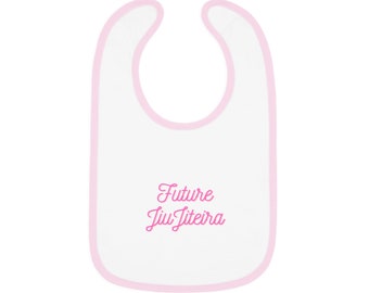 Bavaglino in jersey con finiture a contrasto Future JiuJiteira/JiuJiteiro Baby
