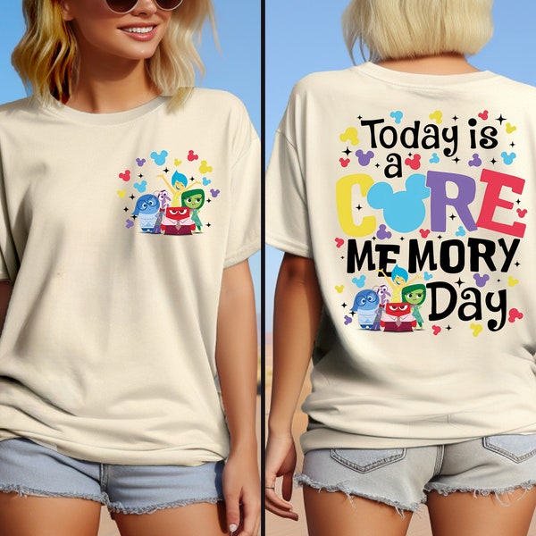 Today Is A Core Memory Day Shirt, Inside Out Friends Tee, Family Inspired Trip Tee, Mickey Ear Shirt, Magical Vacation Tee, Inside Out Shirt