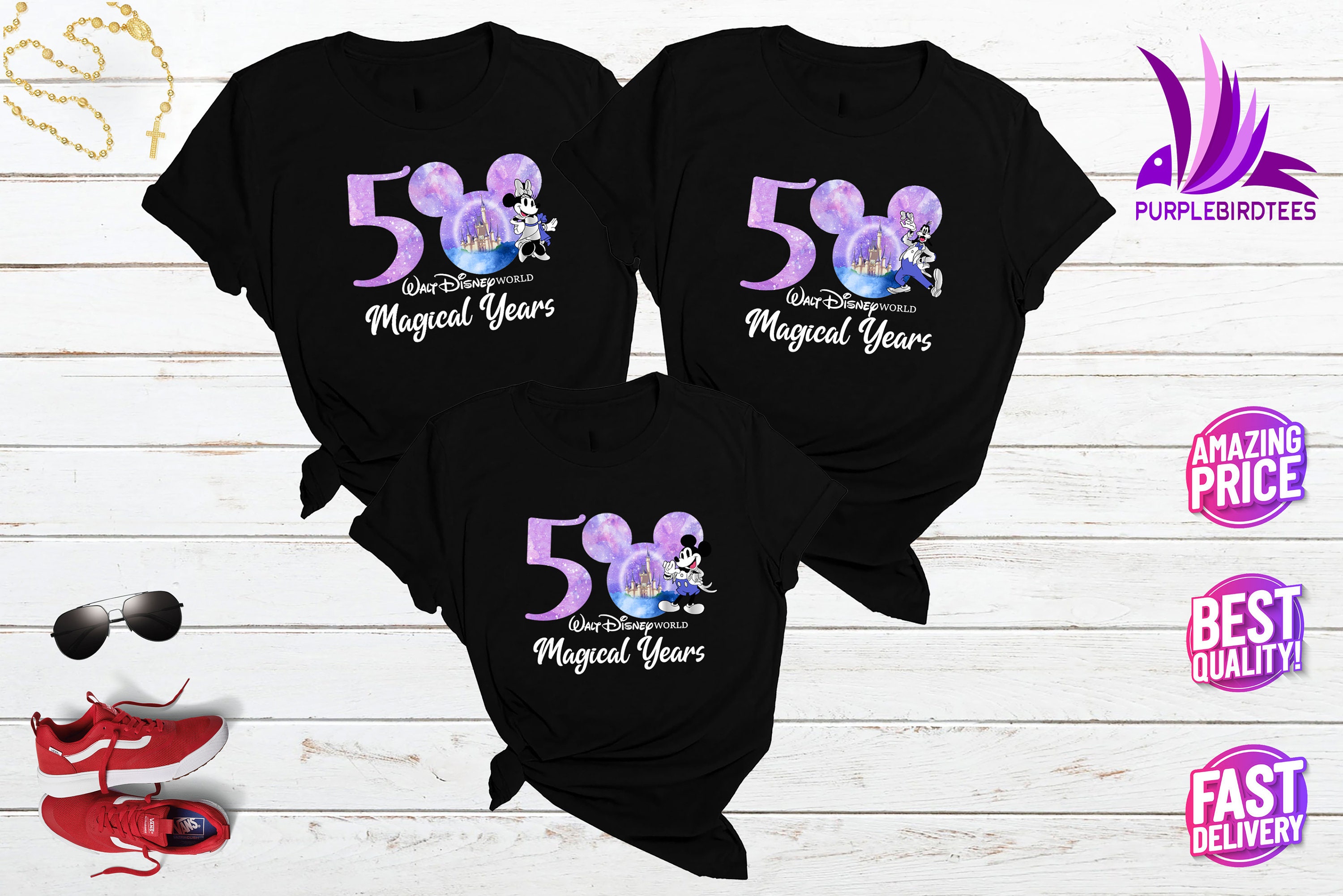 Discover Disney Anniversary, 50 Years, Magical Years Shirt, Magic Kingdom Shirt, Disney World Shirt