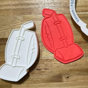 Tagliabiscotti sottovuoto con timbro opzionale - Impasto, glassa, fondente, Play-Doh - FGD3
