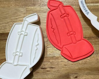 Vacuum Cookie Cutter with Optional Stamp - Dough, Icing, Fondant, Play-Doh - FGD3