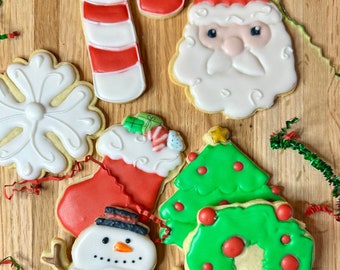 Christmas Cookie Cutters and Stamps Set - 7FG4