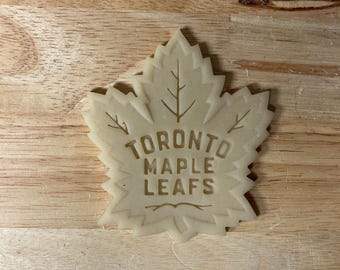 Toronto Hockey Team Cookie Cutter with Optional Stamp - Dough, Icing, Fondant, Play-Doh - 762F