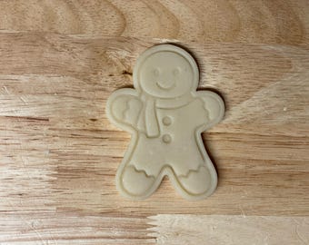 Gingerbread Man Cookie Cutter and Optional Stamp - Dough, Icing, Fondant, Play-Doh 9EA6