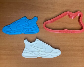 Dad Shoe Cookie Cutter with Optional Stamp - Dough, Icing, Fondant, Play-Doh - 29B8