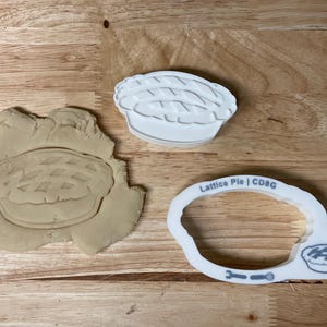 Foremka do ciastek w kształcie kratki z opcjonalnym stemplem - ciasto, lukier, fondant, ciastolina Play-Doh CD8G