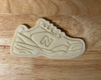 Dad Shoe Cookie Cutter with Optional Stamp - Dough, Icing, Fondant, Play-Doh - 8C4G