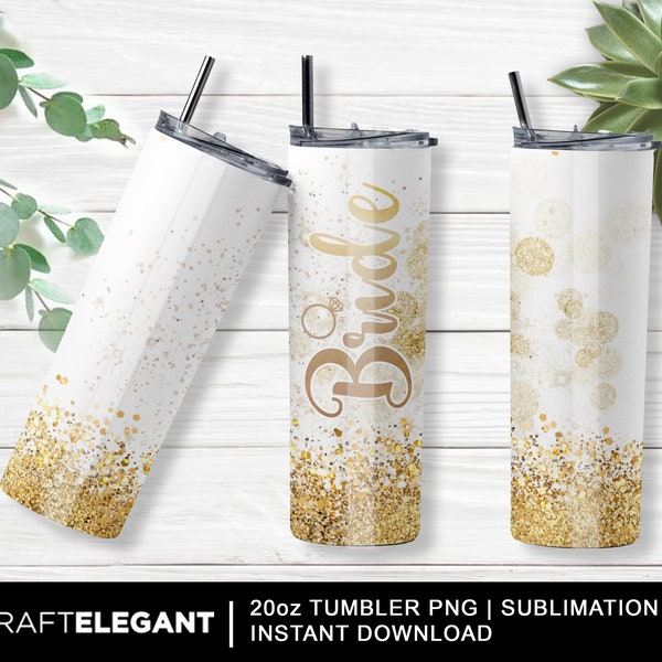 20oz Skinny Bridal Tumbler Wrap PNG, I said yes, Bride to be Tumbler Waterslide, Sublimation Graphics, DTF Image, Straight Tumbler Design