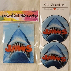 Jaws Car Coasters & Charm