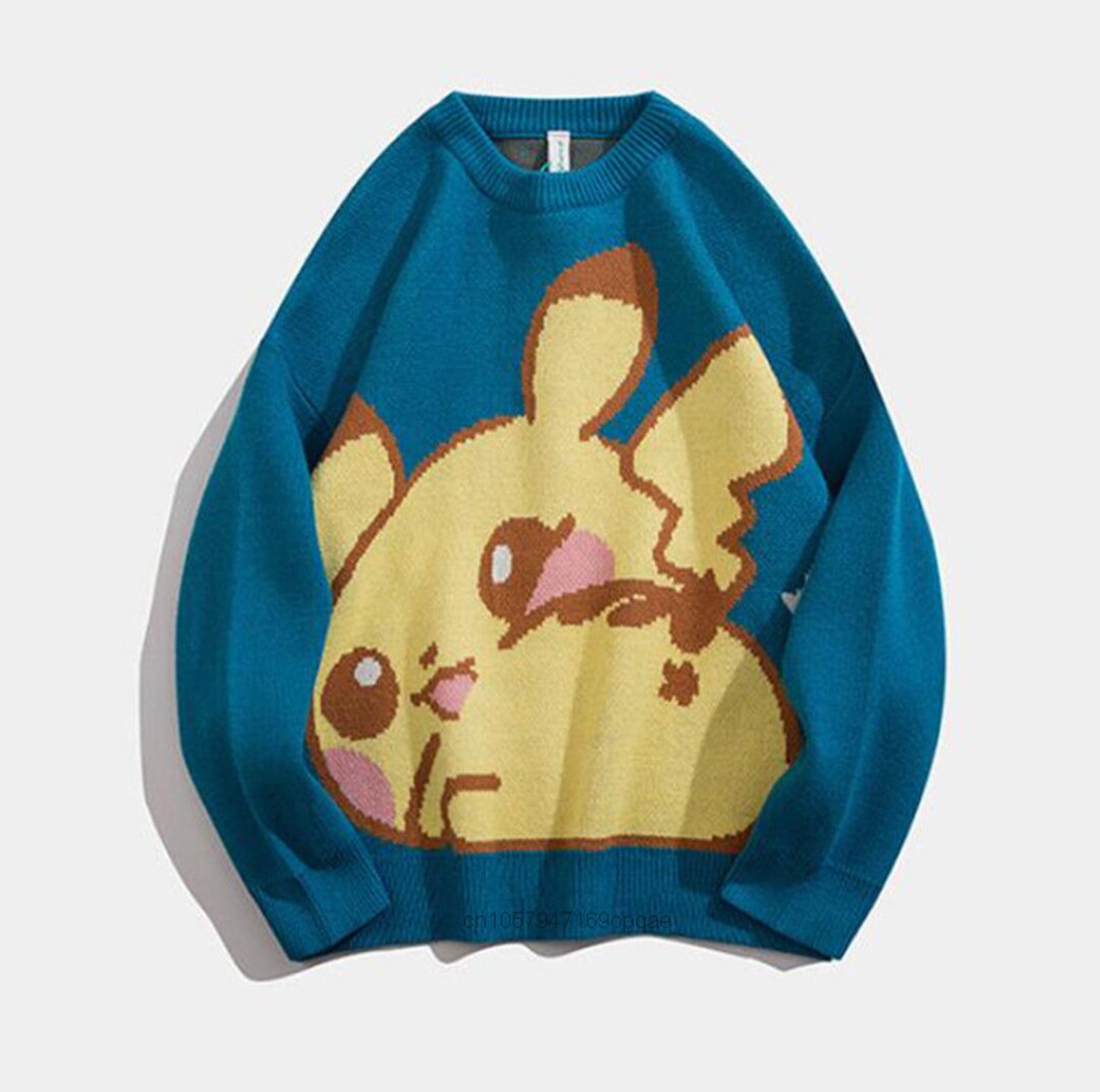 Pink pikachu sweater deals