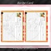 Rooster Design Downloadable Recipe Card Printable Recipe Card ...