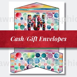 Happy Birthday Money Envelope | Happy Mothers Day Cash Envelope | Printable Envelope PDF | Instant Download | 1148