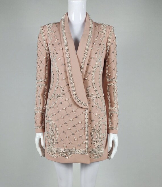 Embellished blazer clearance dress