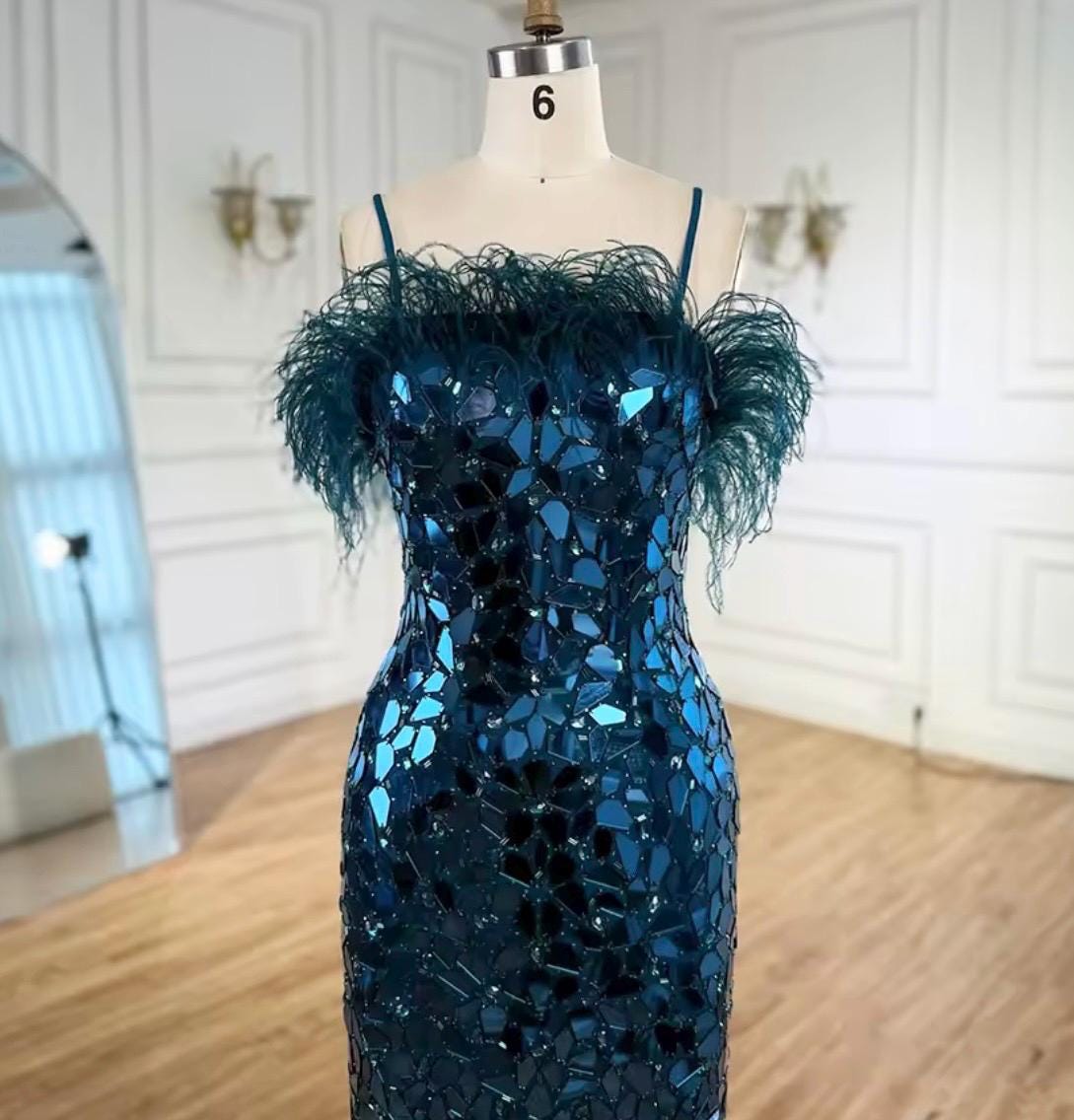 blue peacock feather dress Peacock Theme Gown Kids