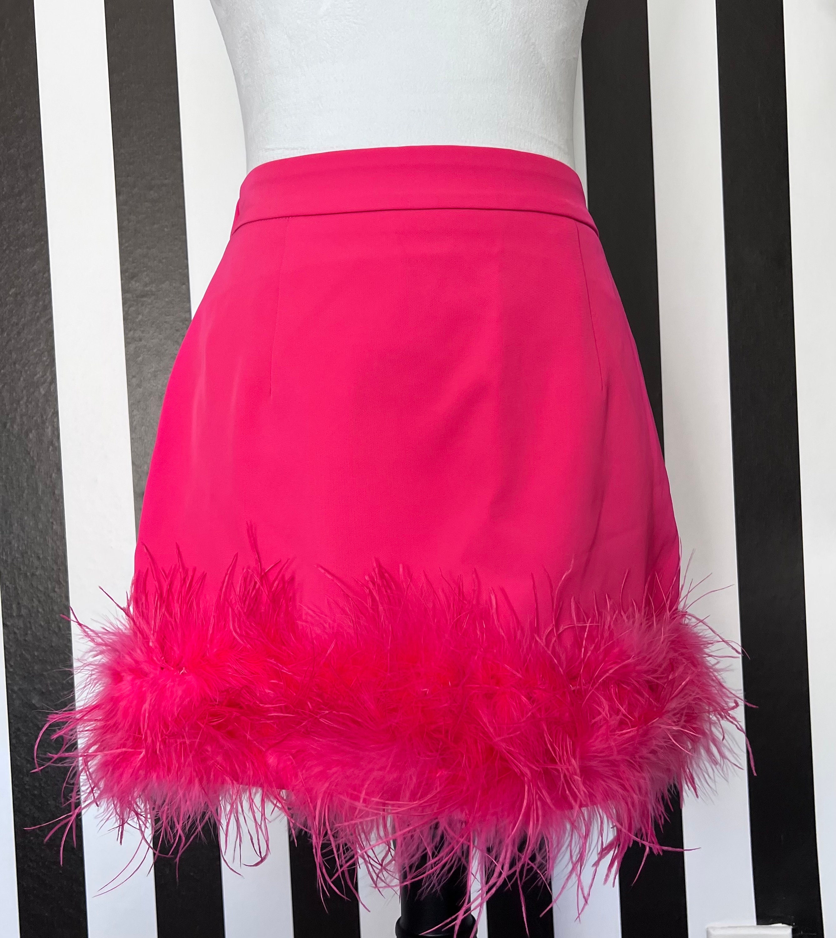 Prancer Feather Skirt Pink Small Fits Up to 5/6