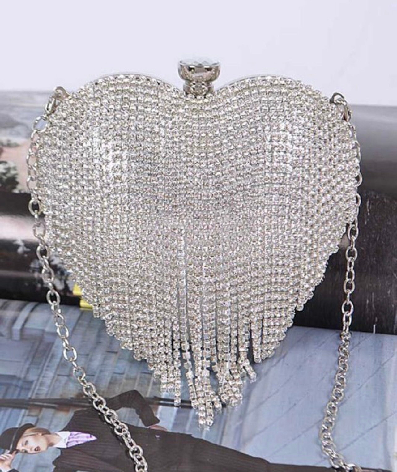 Valentines Heart Shaped Bag – Chyna Bling