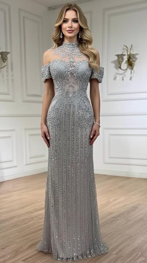 silver rhinestone dress Sweetheart Keyhole Column with Paillettes missy / 10 / Silver lace Isabelle Rhinestone Mini Dress -