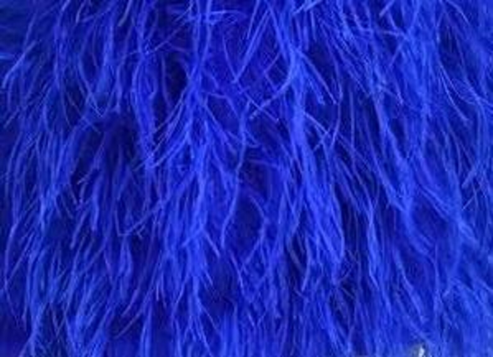 Denim Ostrich Feather Trim Belted Overcoat main image 1