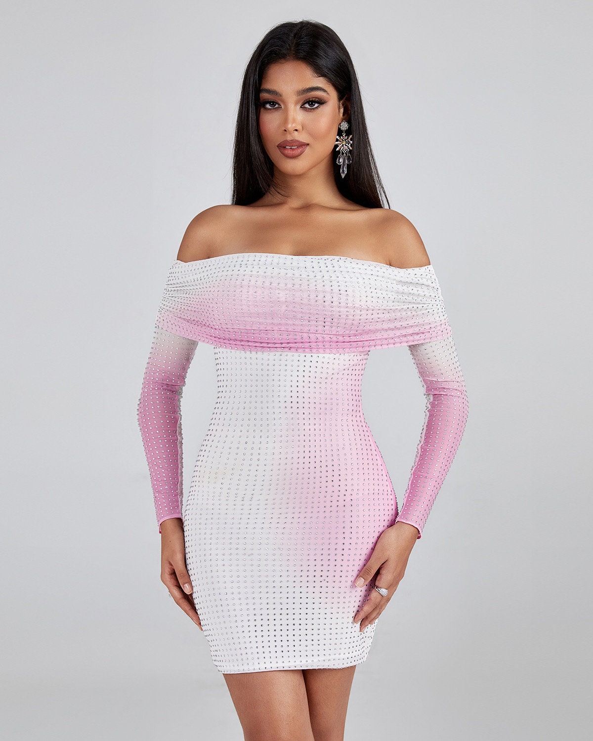 Crystal Mini Dress - Etsy