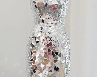 Sleeveless Sequin Beaded And Feather Embellished Gown