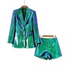 Amandine Grey Tweed Blazer & Shorts Set