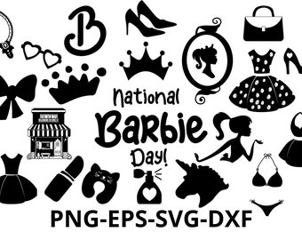 Barbie fans | Png for sublimation | Vector SVG for Engraving and Cricut | Editable EPS | Dxf for autocad INSTANT DOWNLOAD