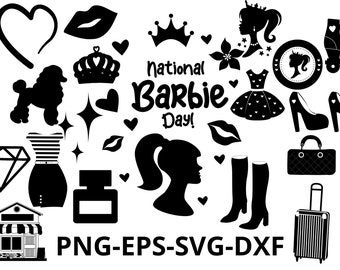 Life as a Barbie | Png for sublimation | Vector SVG for Engraving and Cricut | Editable EPS | Dxf for autocad INSTANT DOWNLOAD