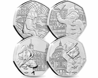Paddington Bear 50p Coins Set 2018/2019 (Circulated Coins) Free Delivery