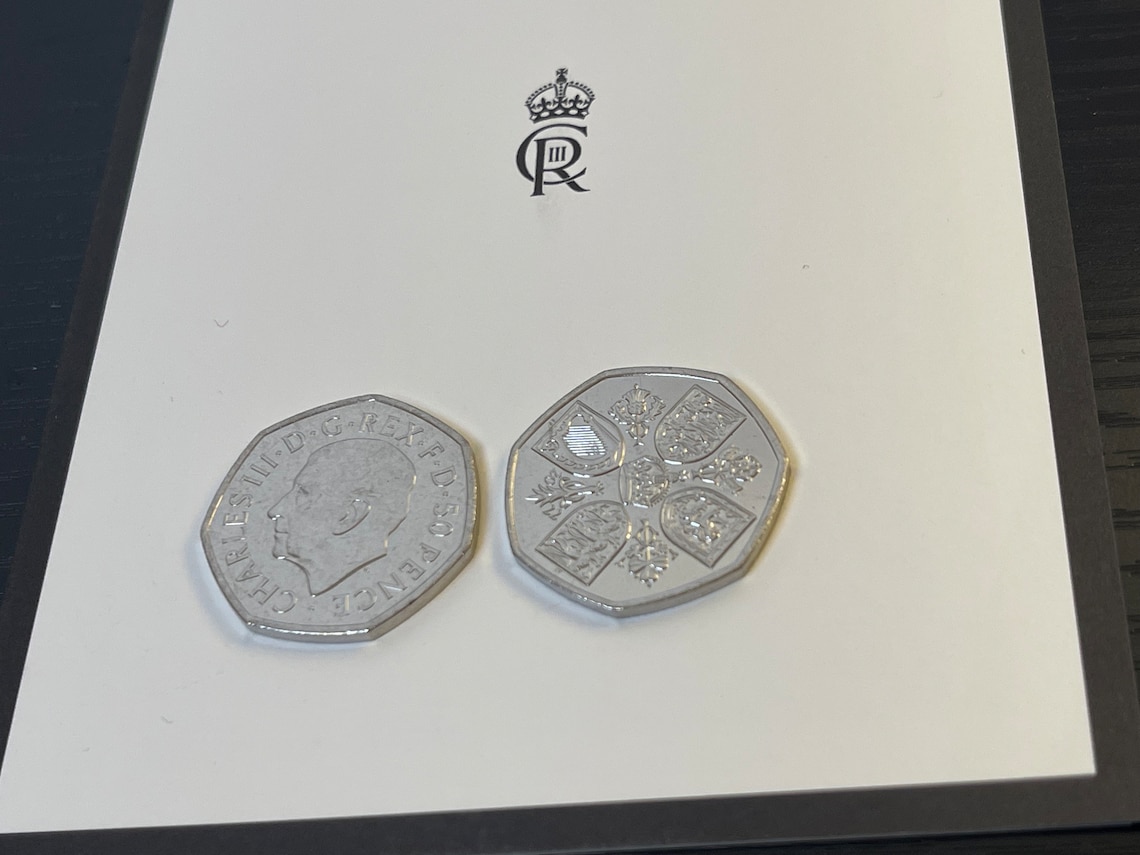 King Charles III 50p New Coin 2023 Uncirculated - Etsy UK